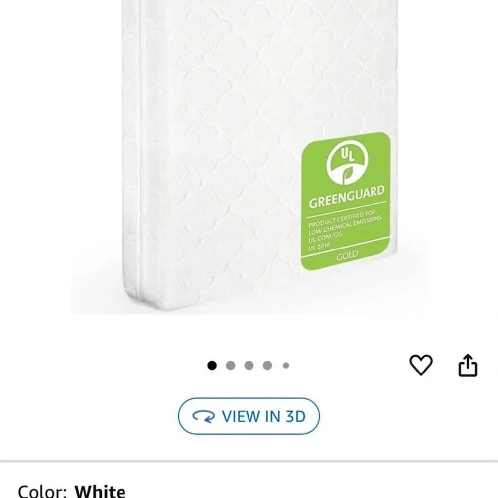 Newton White crib mattress - Picture 4 of 13
